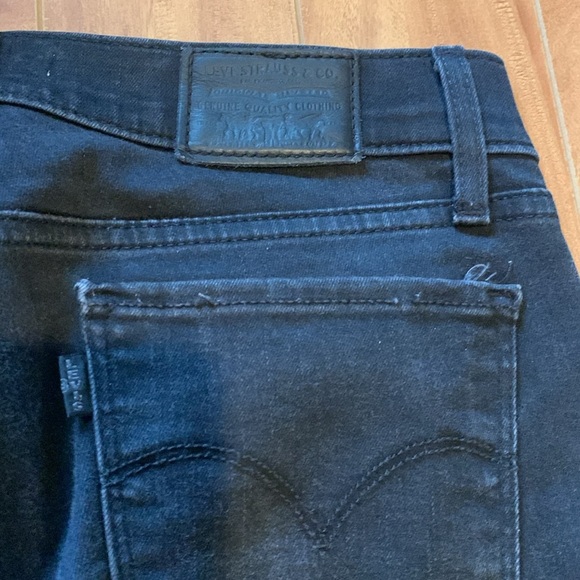 Levi's 710 super skinny black jeans, women's 29 - Picture 4 of 6